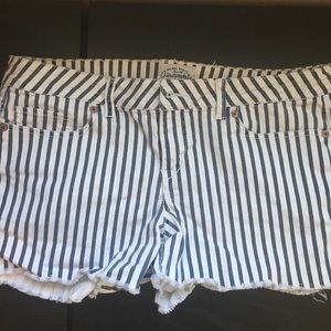 Beachy Keen Striped Fringe Summer Shorts